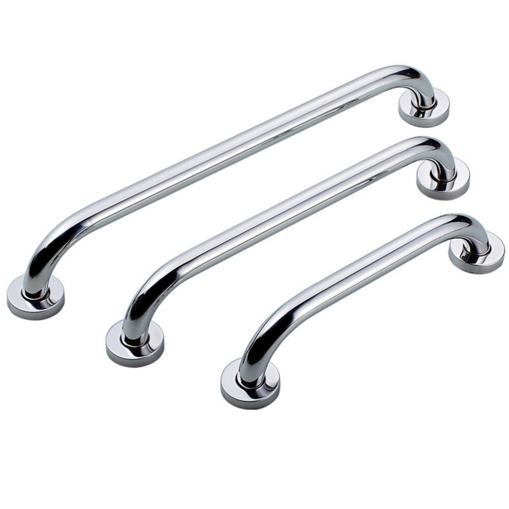 1pc Old People Toilet Bathroom Bathtub Handrail Safety Grab Bar Stainless Steel Handle Armrest Safety Hand Rail Support Assist B: As Shown 1