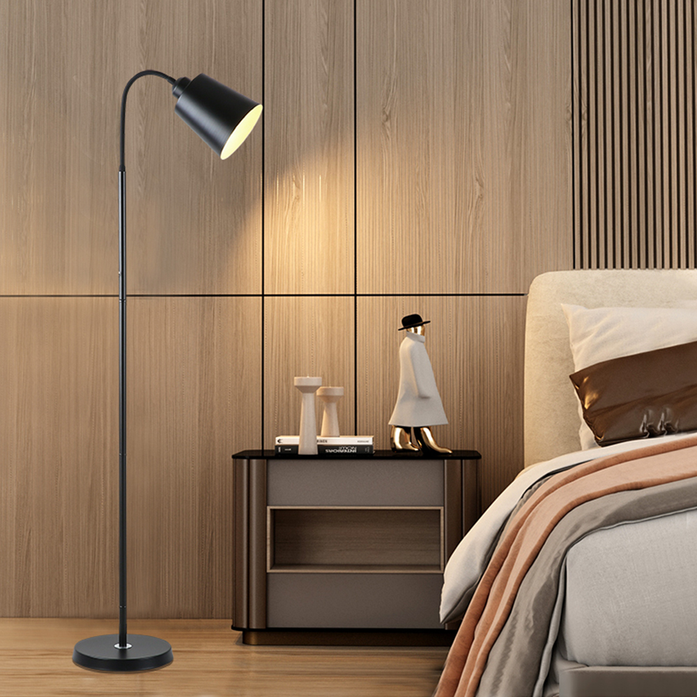 Moderne gulvlampe justerbar svanehals led sofa gulvlamper stue soveværelse arbejdsværelse indendørs dekoration stående gulvlampe