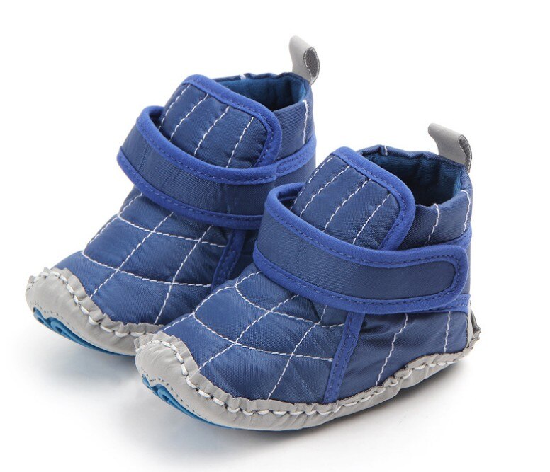 Botas de nieve infantil para bebés, botines cálidos, Color negro: Azul / 2