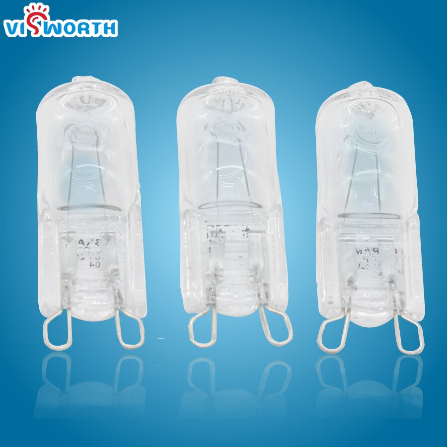 50 Stks/partij G9 Halogeenlamp 40 W Kristallen Lamp Glas Kleine Body AC 220 V 230 V 240 V 360 Graden Led Warm Wit Voor Livingroom