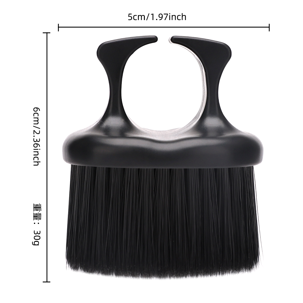 Hairdresser Brush Clean Hairbrush Barber CuttingNeck Duster Brushes Cleaning Supplies Barbershop Styling Tools: Dark Khaki