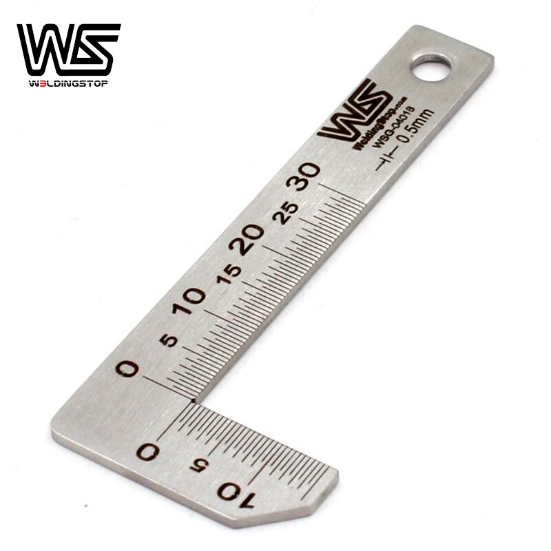 chamfer ruler 90 degree ruler right angle square 0.5mm welding gauge measure tool