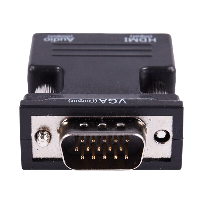 1080P HDMI Female to VGA Male with o Output Cable Converter Adapter