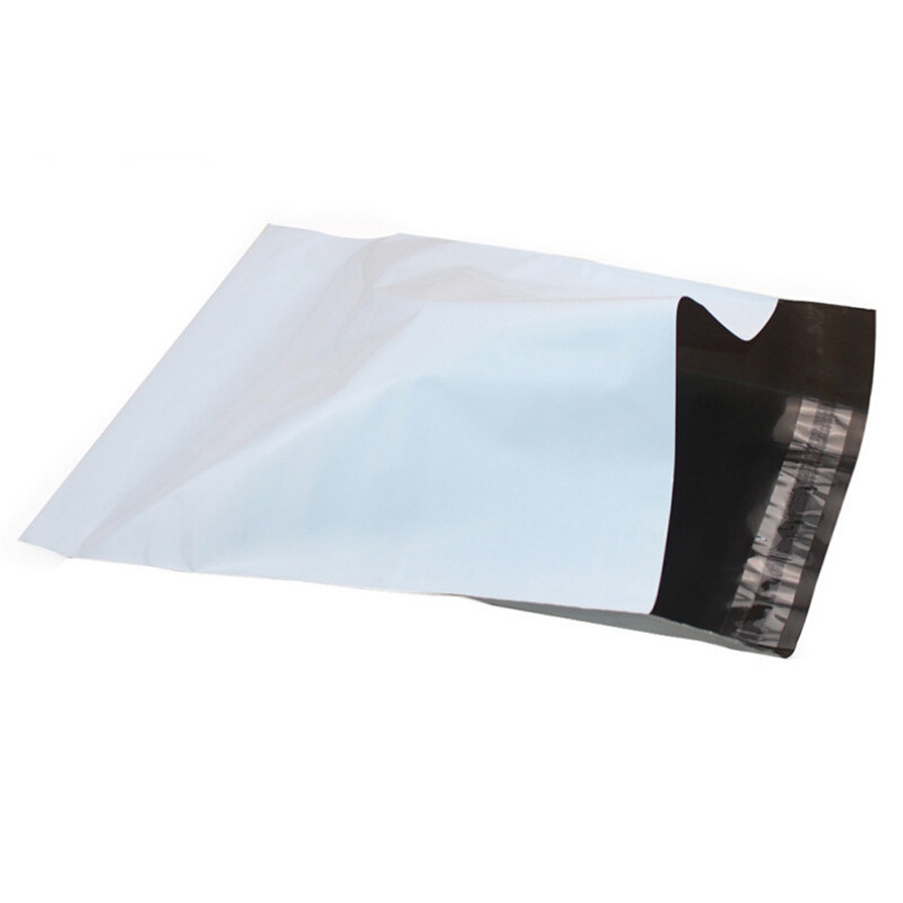 50 sacs enveloppe en plastique poly à fermeture autocollante, sacs de rangement de courrier adhésifs auto-scellants, fermeture automatique, sacs de postale