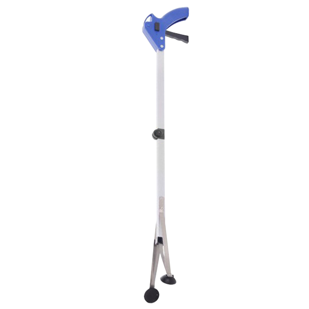 Pinza recogedora de basura con Clip giratorio de 360 °, herramientas de recogida, extensor de agarre plegable ligero de 80cm, herramienta de mano