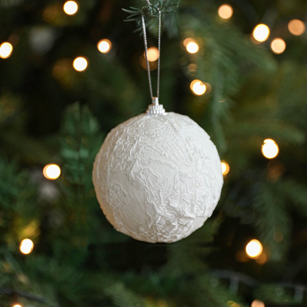 Merry Christmas 8CM Christmas Tree Decoration Ball Party Supplies Hanging Christmas Pendant Navidad Xmas Ornaments Year: Deep Sapphire