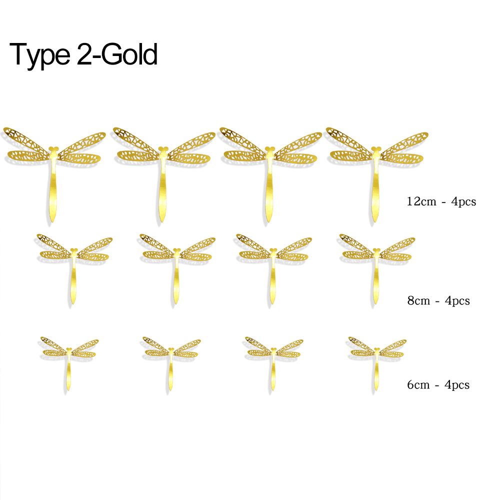 12 Stks/set 3d Holle Vlinder Muurstickers Diy Vlinders Kunst Wanddecoratie Bruiloft Festival Behang Huisdecoratie: Blauw