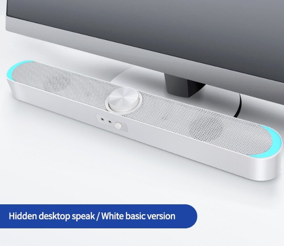 Sound Box Mini USB Powered Computer Wireless Bluetooth Speakers Desktop PC Laptop Notebook Sound Bar Stereo Subwoofer with Mic