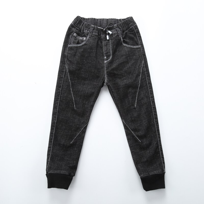 Autumn Winter Jeans For Boy Pants Kids Teenager Trousers Denim Warm Pants Children Korean Clothes