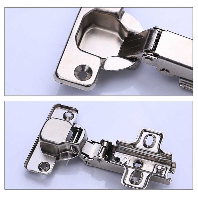 1pc kabinet hængsler rustfrit stål dør hydrauliske hængsler dæmperbuffer soft close til kabinet skabsmøbler tilbehør