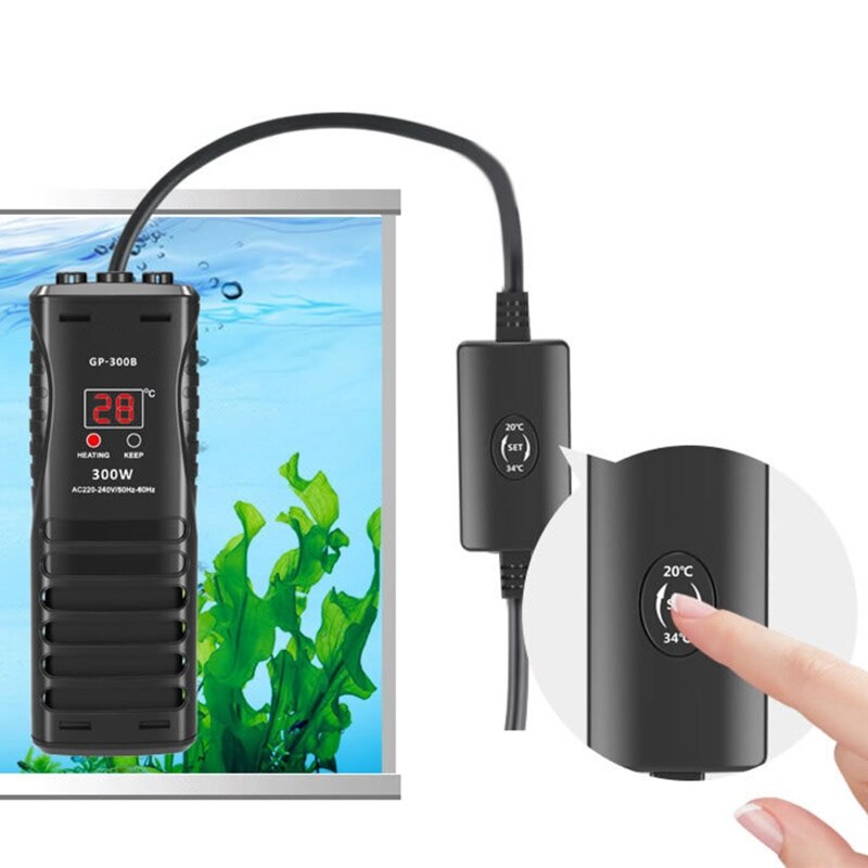 50W Einstellbare Aquarium Heizung Automatische Konstante Temperatur 220V Tauch