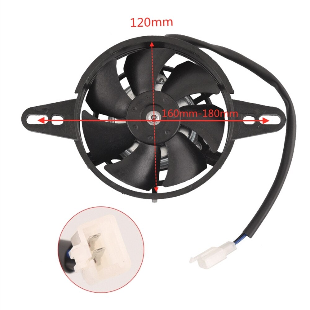 Ventilador enfriador para radiador de motocicleta, aparato de refrigeración de motor eléctrico y aceite, adecuado para Motocross, ATV chinos de 150cc 200cc 250cc, Quad, Go Kart y Buggy