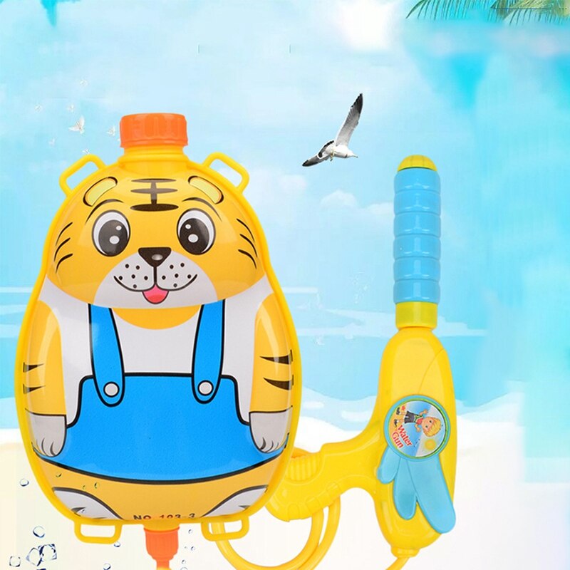 Backpack Water Immersion Shock Wave Water Sprayer Children's Toys Outdoor Water Toys Beach Nozzle Backpack Set