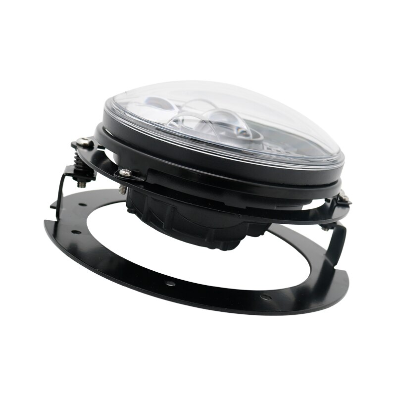 5 3/4" Black chrome Round Motorcycle 5.75 Inch LED Headlight Mounting Housing Bucket For Chopper Headlight Housing for car/motor