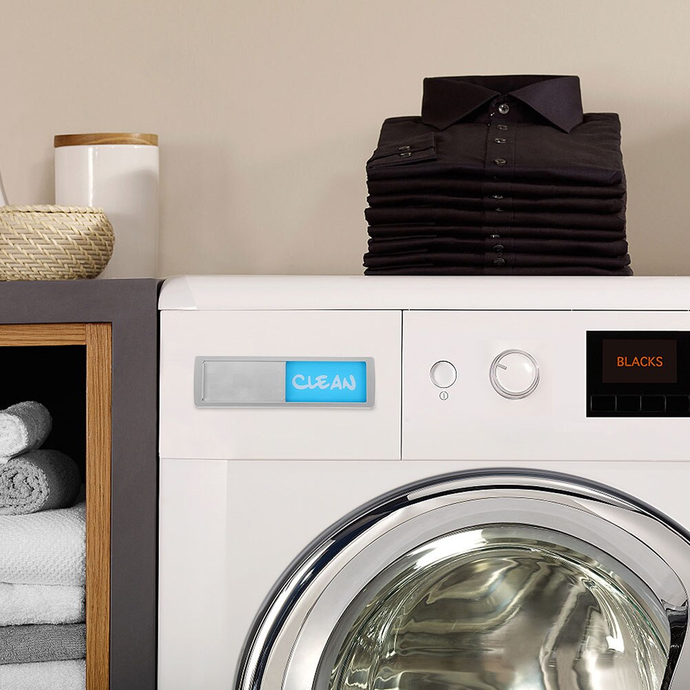 2 Sets Dishwasher Clean Magnet Sign Sliding Magnet Sign Dirty Clean Magnetic Sign