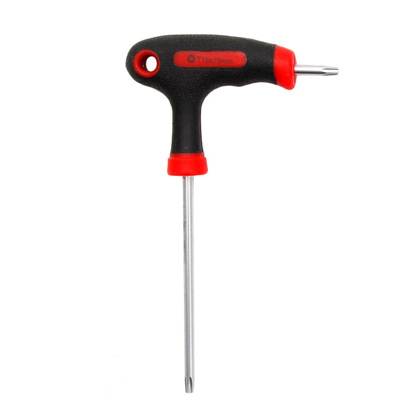 T-Handle Grip Torx & Hex Allen Key Screwdriver Driver Tool T10/15/20/25/30/40: T15