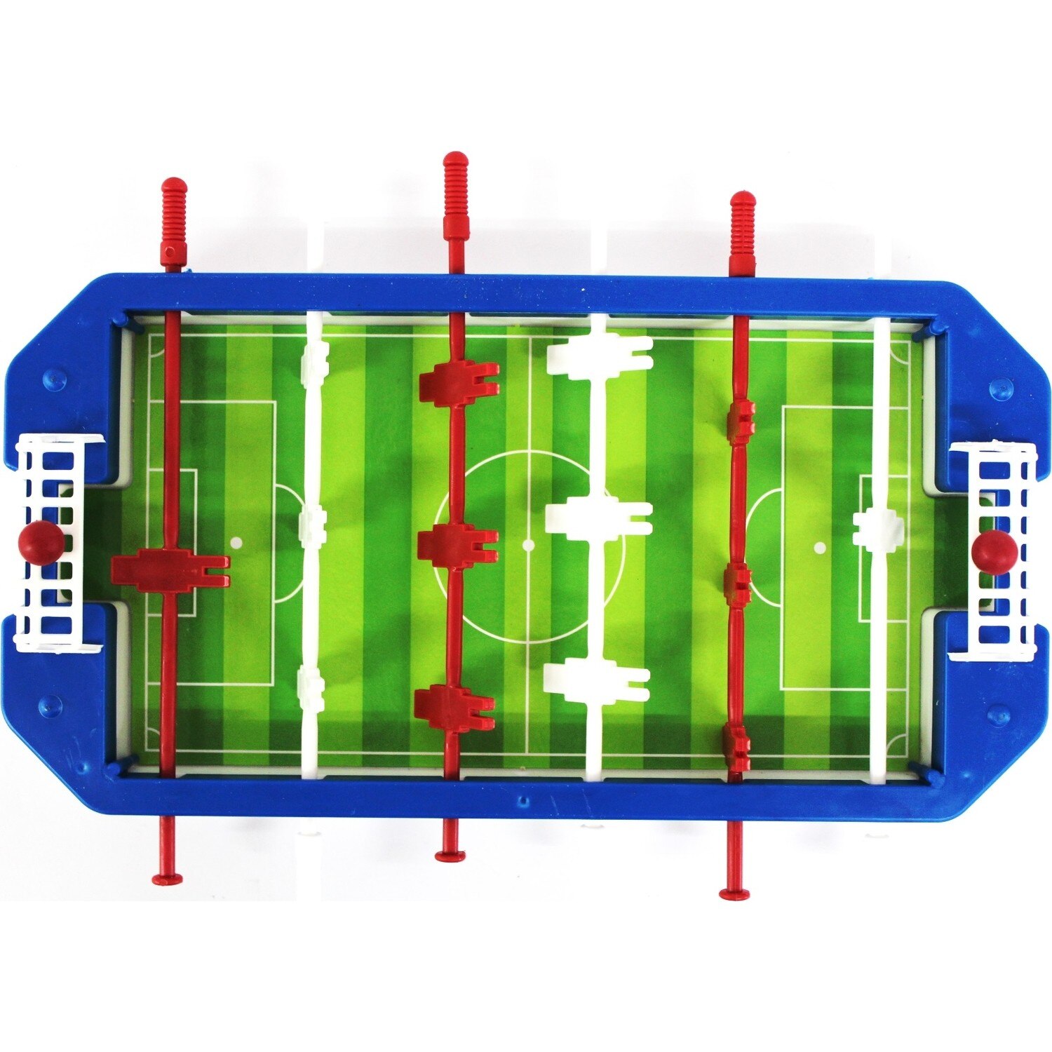 Özmiş Toy Foosball Table Soccer Game 30 cm Red Navy Blue