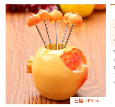 Fourchette à fruits en acier inoxydable | Fourchettes et support de 5 pièces nouveauté cœur rouge, fourchette à fruits en acier inoxydable, cuillère à Dessert, ustensiles de table, outils de cuisine: style 4
