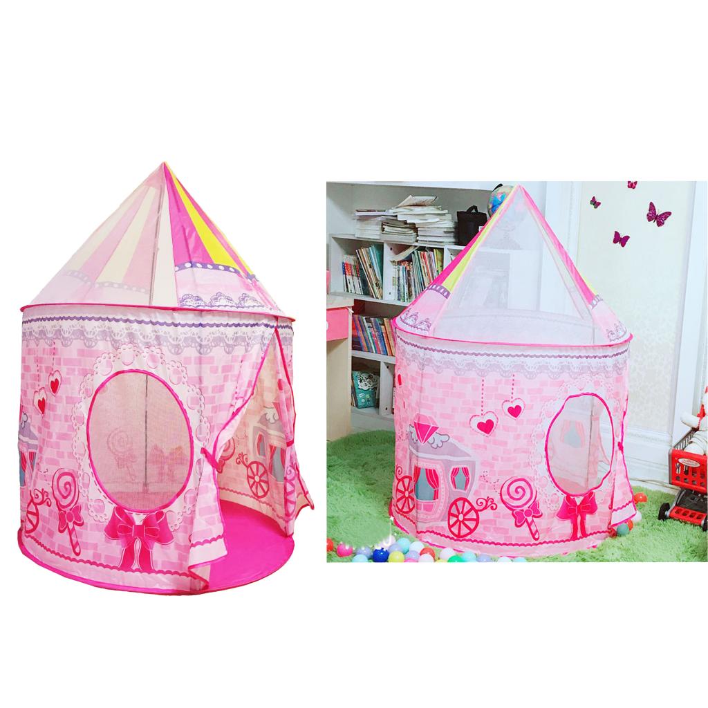 Opvouwbare Kids Peuters Speeltent Fantasy Roze Yurt Nursery Strand Speelgoed Leuke