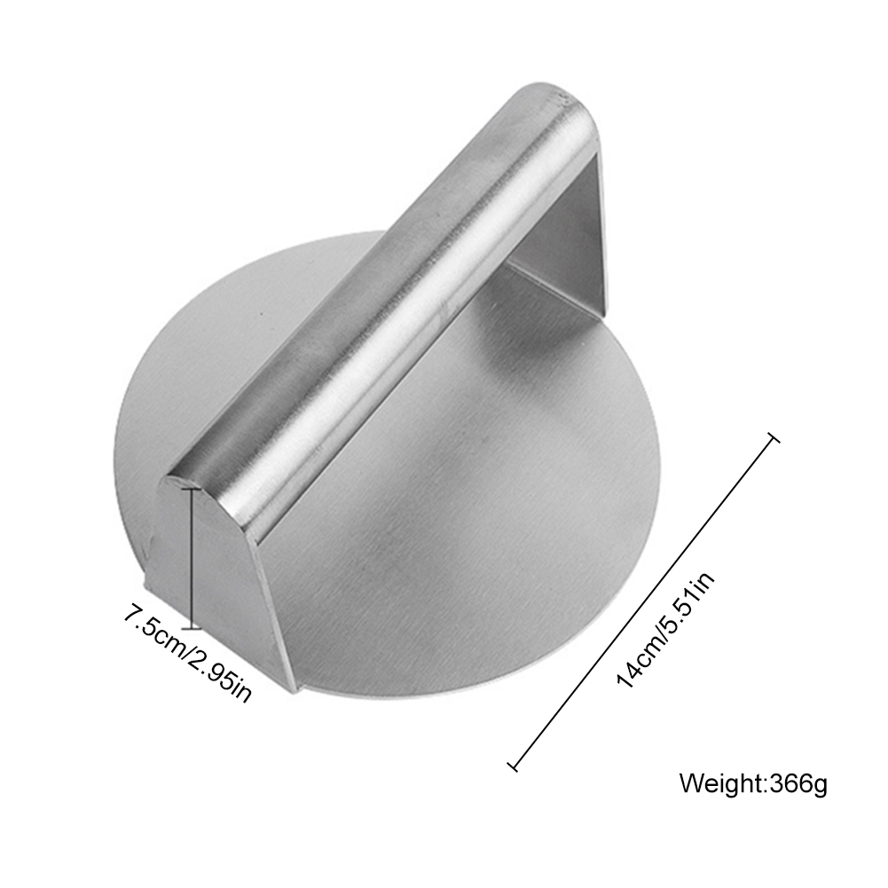 Stainless Steel Hamburger Press Non-Stick Square Hamburger Maker Chef Cutlets Hamburger Meat Beef Grill Burger Press Patty Maker
