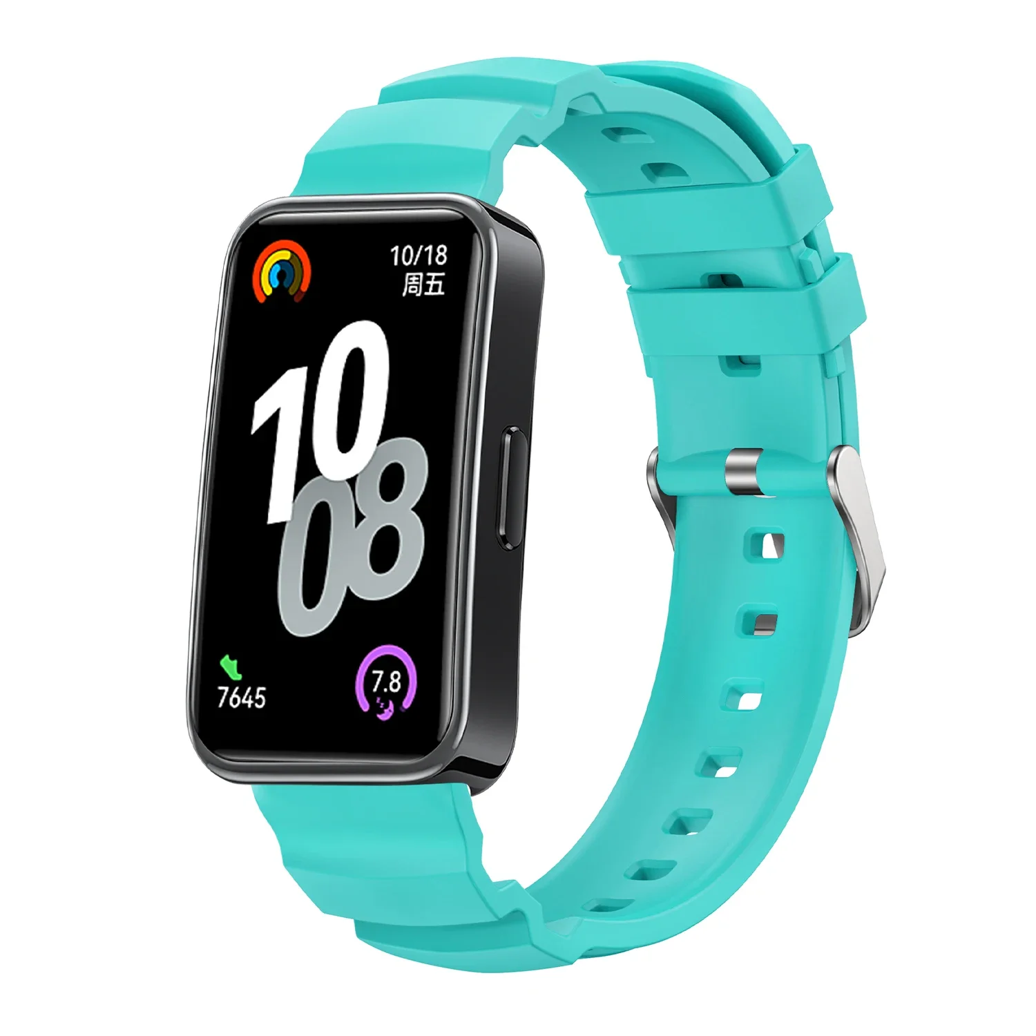 Bracelet pour Huawei Band 8 9 10 bracelet accessoires SmartWatch remplacement bracelet de montre bracelet en Silicone correa bracelet Huawei Band 8: White black