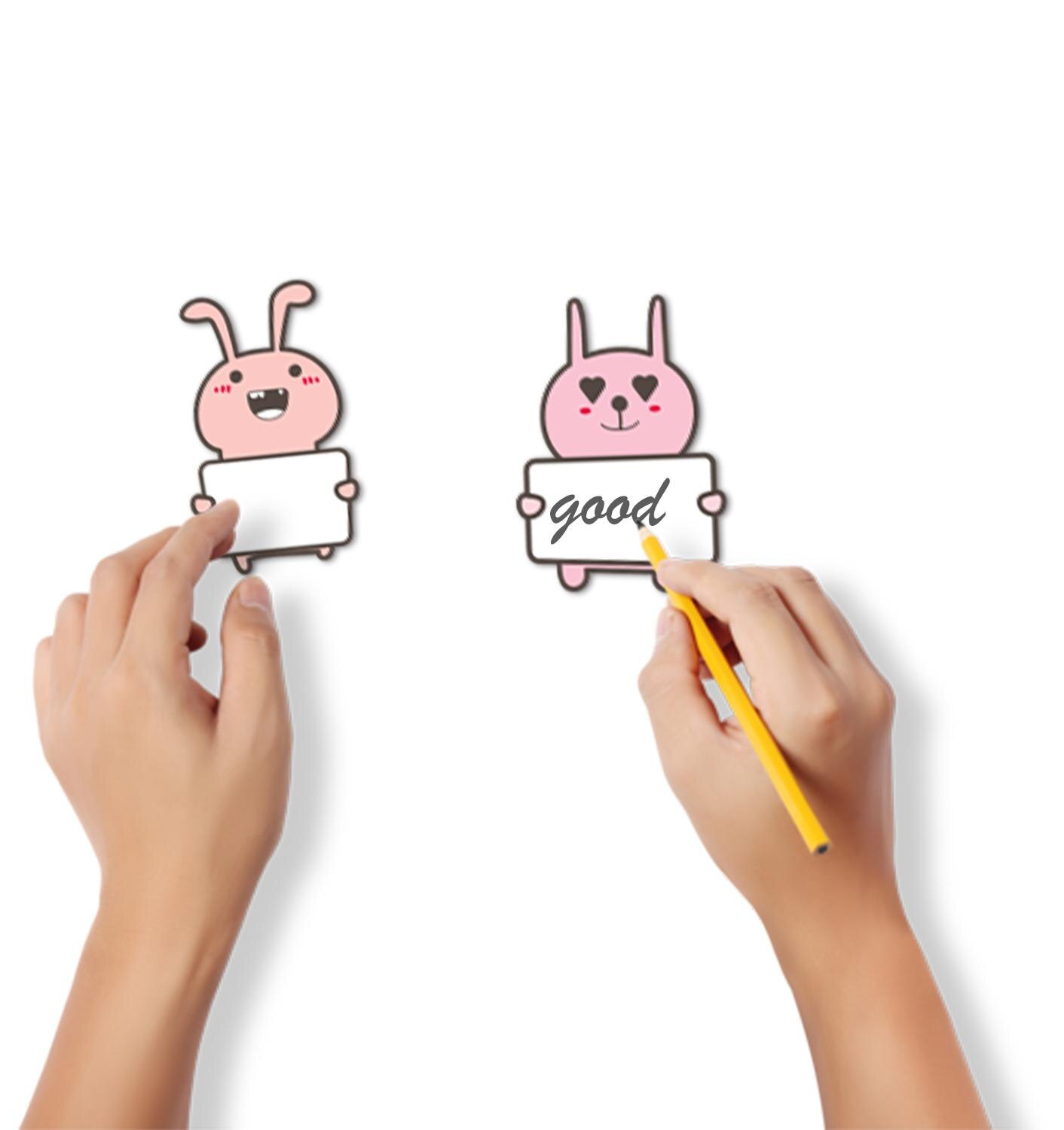 100 Pcs Cute Animal Stickers 15 Designs Blank Word Stickers For Schools Kids Stickers For Scrapbooking Stationery Name Stickers