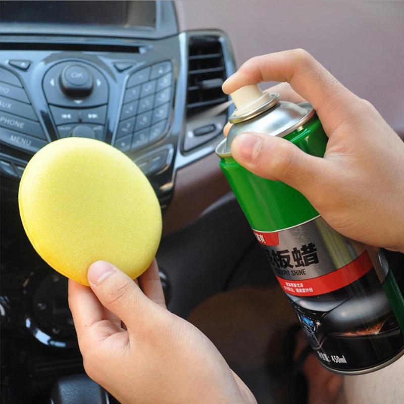 450ml de limpieza Interior del coche herramienta de depilación con cera de cuero Interior asiento panel dedicado renovación agente limpiador