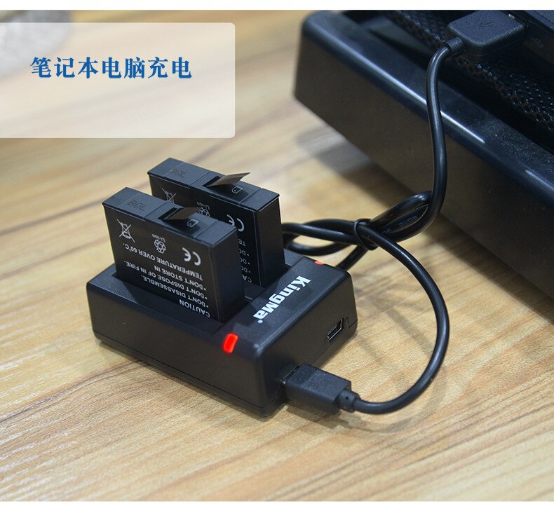 KingMa Originele Batterijen Charger Dual Charger Opladen Batterij Case Voor Xiaomi Mijia Mini 4 k Actie Camera Accessoires