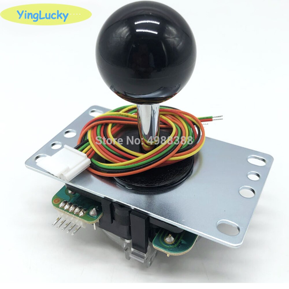 yinglucky 2pcs SANWA joysticks Original Japan Arcade Joystick JLF-TP-8YT with Ball Top and 5pin wire arcade stick