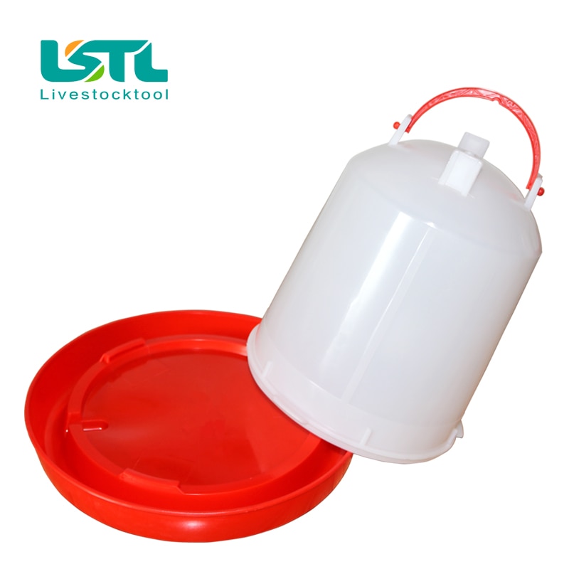 1 stuks Pluimvee Voeden Kip Water Emmer Kip Drinken Fontein Hoge Capaciteit 1.5L/6L/8L/10 L kip Waterer