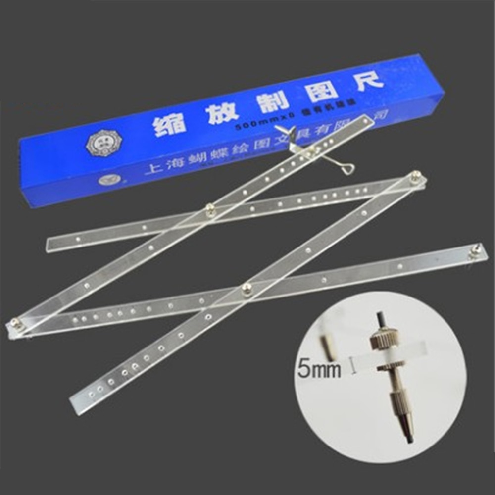 Transparent Organic glass Artist Pantograph Copy Drawing Reducer Enlarger Tool Art Craft For Office