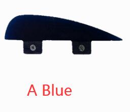 Single Small Surf Fin SUP Board Fins Knubster Centre Kneel surfboard Fin Blue Red Smoky BRANDRUPEL: A Blue