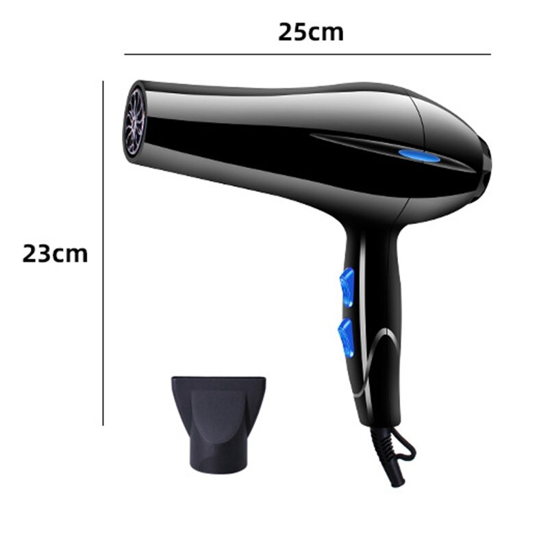Krachtige föhn kapper kapper salon gereedschap föhn lage föhn föhn ventilator eu-stekker