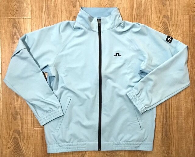 Chaqueta de Golf cortavientos para hombre, ligera, elástica, Mangas de una sola capa, desmontable, de manga corta: light blue / XL