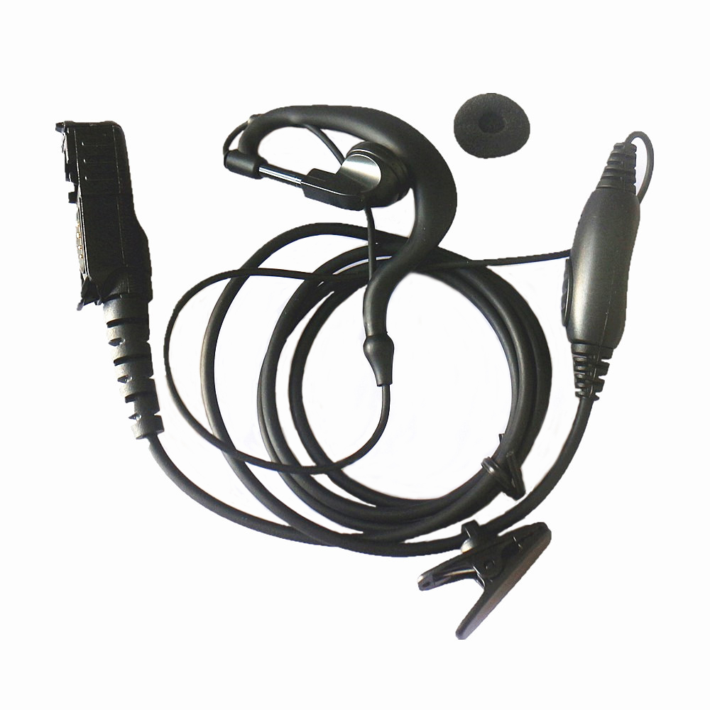 Auricular con Clip para la oreja, micrófono para Motorola MOTOTRBO Radio DEP 550 DEP 570 DP2000 DP2400 DP2600 DP3441 Walike Talkie