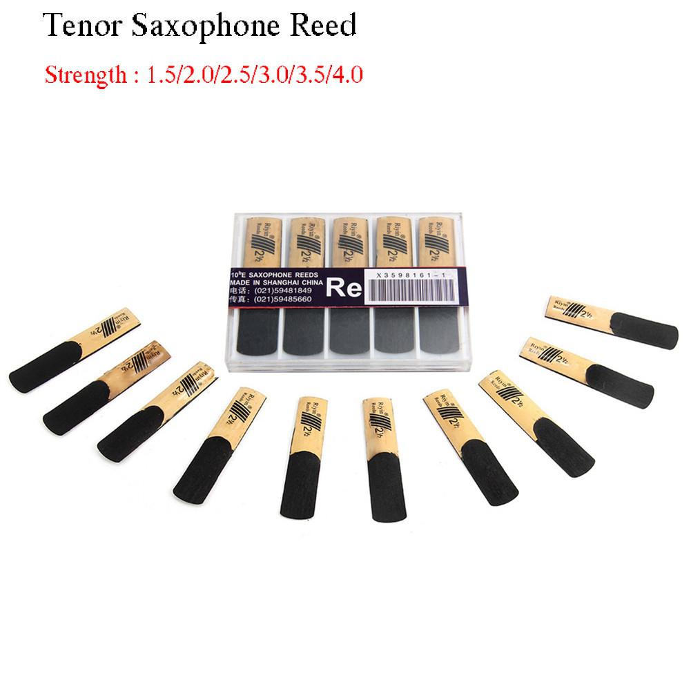 10 stk saxofonrør sæt med styrke 1.5/2.0/2.5/3.0/3.5/4.0 til tenorsaxrør