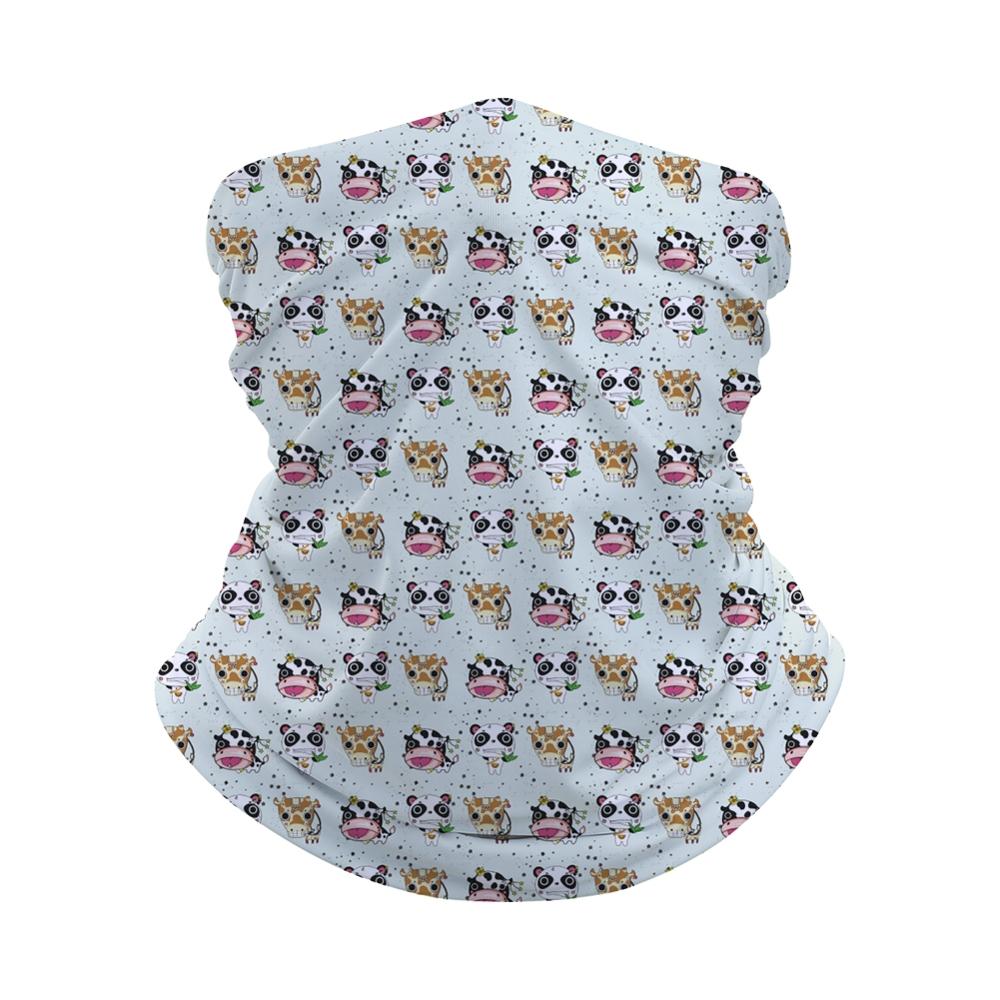 Grafika z tygrysem dzieci bez szwu chustka maska na twarz z opaską komin komin z pałąkiem na głowę wielofunkcyjny szal: 5