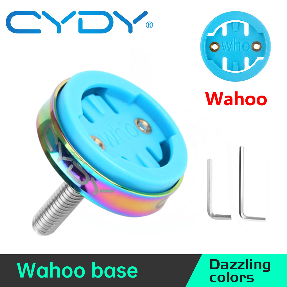CYDY-Support de vélo pour Garmin, Bryton Rider 420, Wahoo XOSS, IGPSPORT, lumière d'ordinateur de vélo, support de route VTT, GPS, accessoires de vélo: Bleu marine