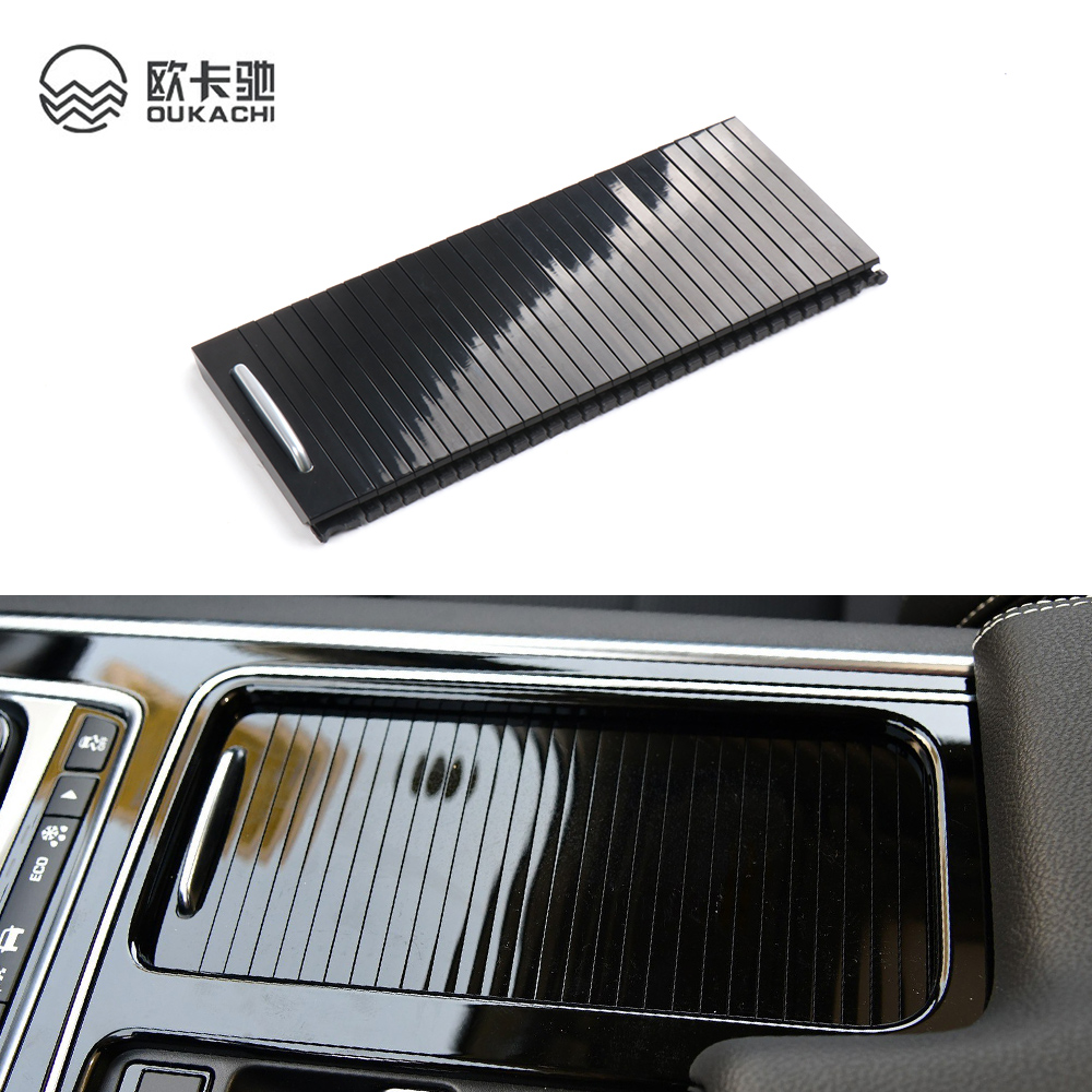 Car Inner Indoor Centre Console Roller Blind Cover Water Cup Holder Storage For Jaguar XFL XF XFL XE XE