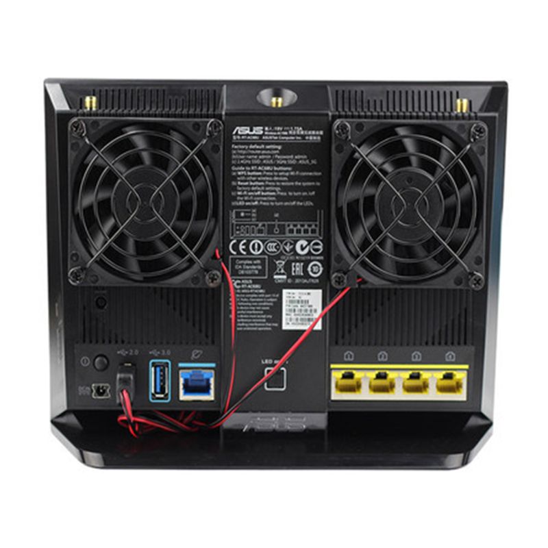 1Set Cooling Fan USB Fan Cooler for A-SUS RT-AC68U/AC86U/AC87U/R8000 Router