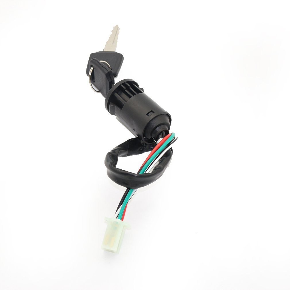 4 Wire Ignition Key Barrel Switch For Most All Quad & Dirt Bikes 50cc 110cc 125cc 250cc PIT Quad Dirt Bike ATV