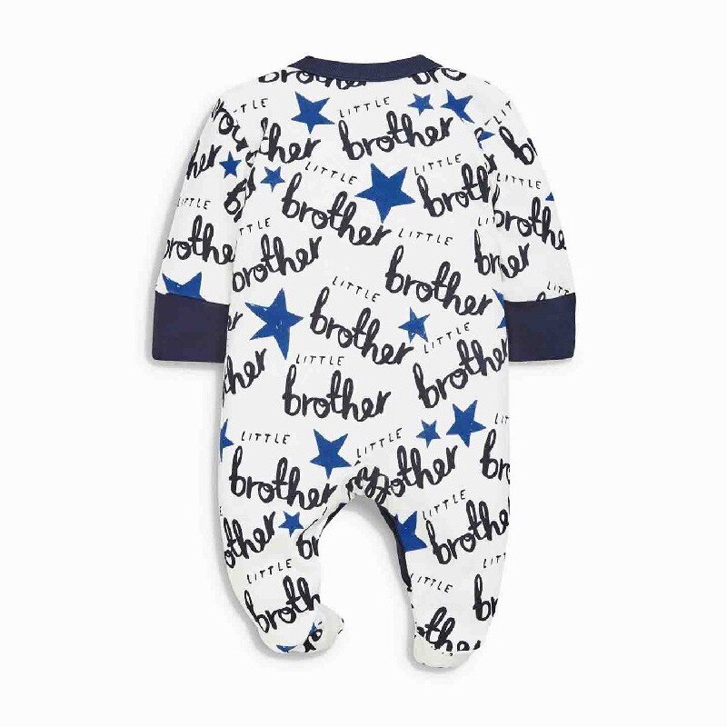 Lente Baby Footies Lange Mouw 100% Katoen Ropa De Bebe Nena Super Ster Jongens Meisjes Baby Boy Footie pyjama 0-24 M