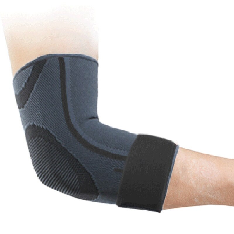 Outdoor Sports Elbow Support Brace Pad Injury Aid Strap Guard Wrap Band Elbow Support Elastic Gym Sport Elbow Protective Pad Bla