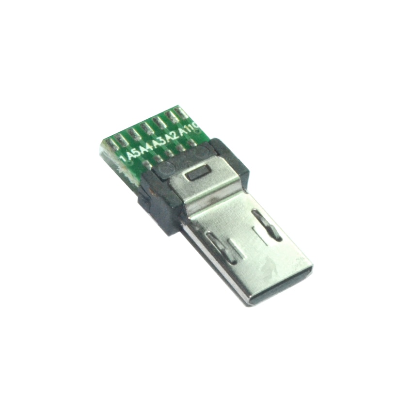 5 Pack WMZ Micro USB Connector With PCB Sony 15 Pin USB Plug Connectors 15 Pin Adapter For Sony Camera Flat Micro Mini Adapters