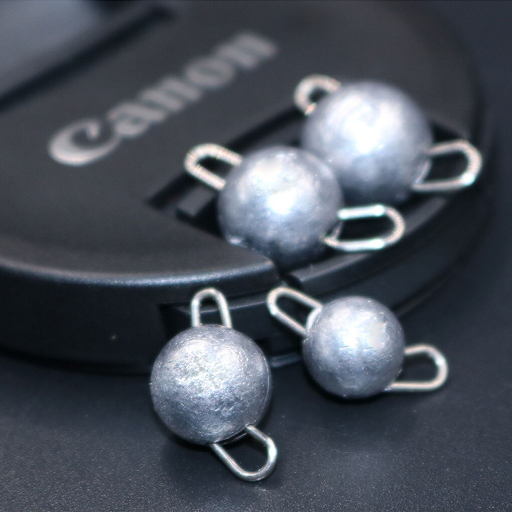 8 Uds pesca plomo peso plomo 2g-10g plomo gancho conector liberación rápida fundición pesca plomo pesca Pesca