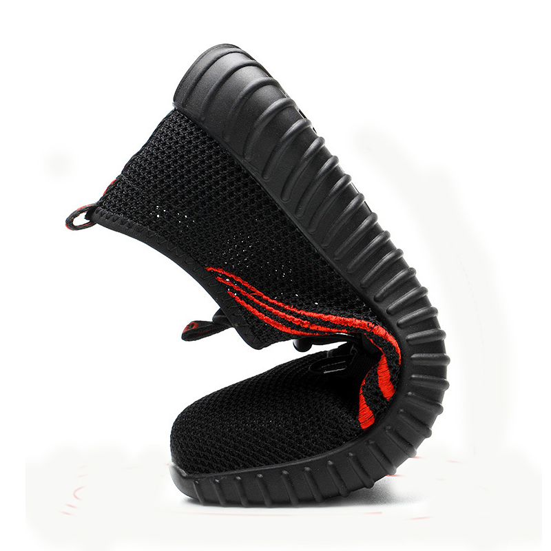 Men's Breathable Work Safety Shoes Men Outdoor Anti-slip Steel Puncture Proof Construction Safety Boots Shoes Steel Toe Cap