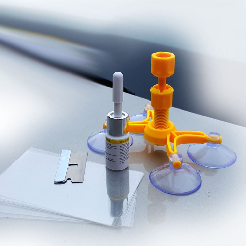 Premium Car Crack Windscreen Repair Kit Chip Windshield Glass Tool Kit Resin Sealer Auto Window Screen Polishing