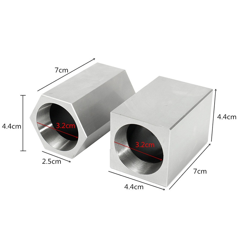 5C Collet Block Chuck Set Square Hex Collet Closer Holder Lathe Tools Kit