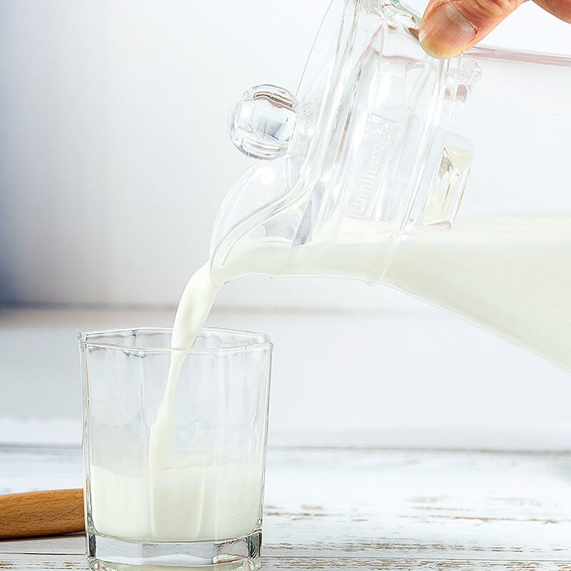 Varmebestandig kaldt vannflaske til å sende 6 kopper glasskanne hjem stor kapasitet tekanne juice glipper pott vann kopp glass kopper