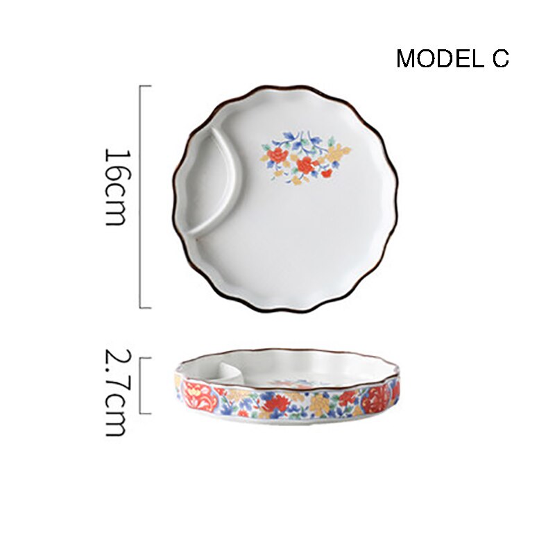 Y0347 Giapponese Ceramica Piattino Piatto Set 3pc Vintage Firmato